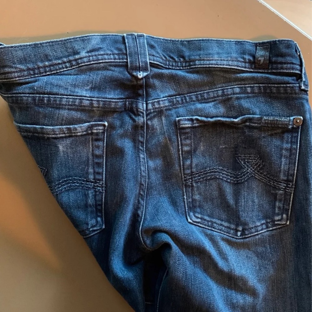 7 for all mankind rocker jeans, size 28